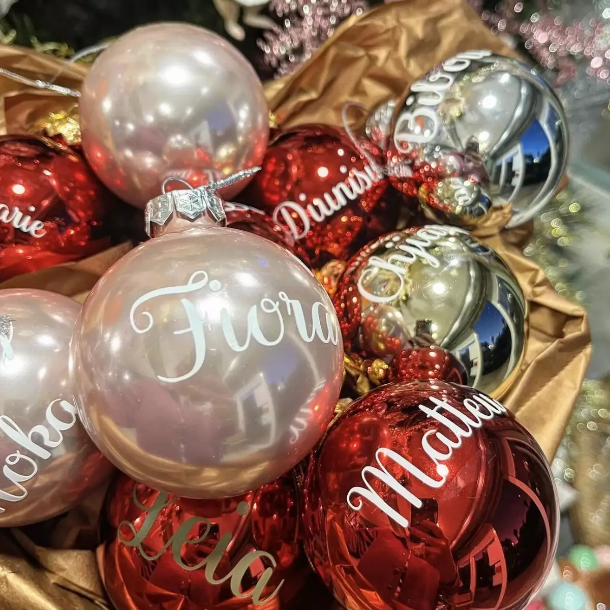 Nos boules de Noël personnalisables