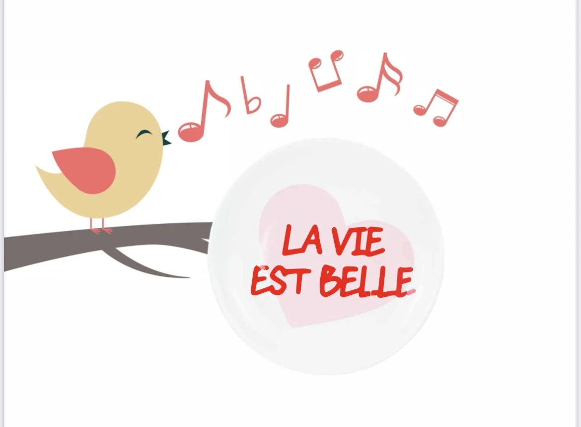 LA VIE EST BELLE ASSIETTE