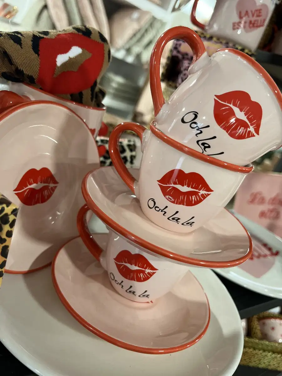 Tasses à café x6 bouche