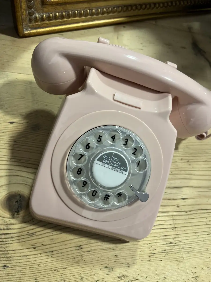 Téléphone RETRO rose