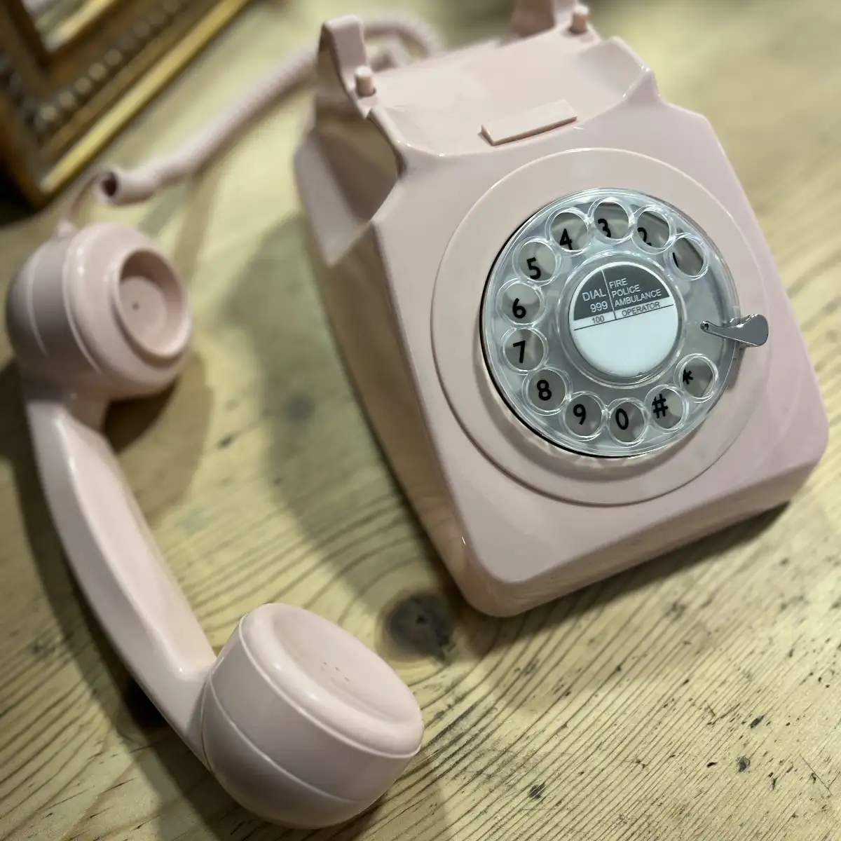 Téléphone RETRO rose