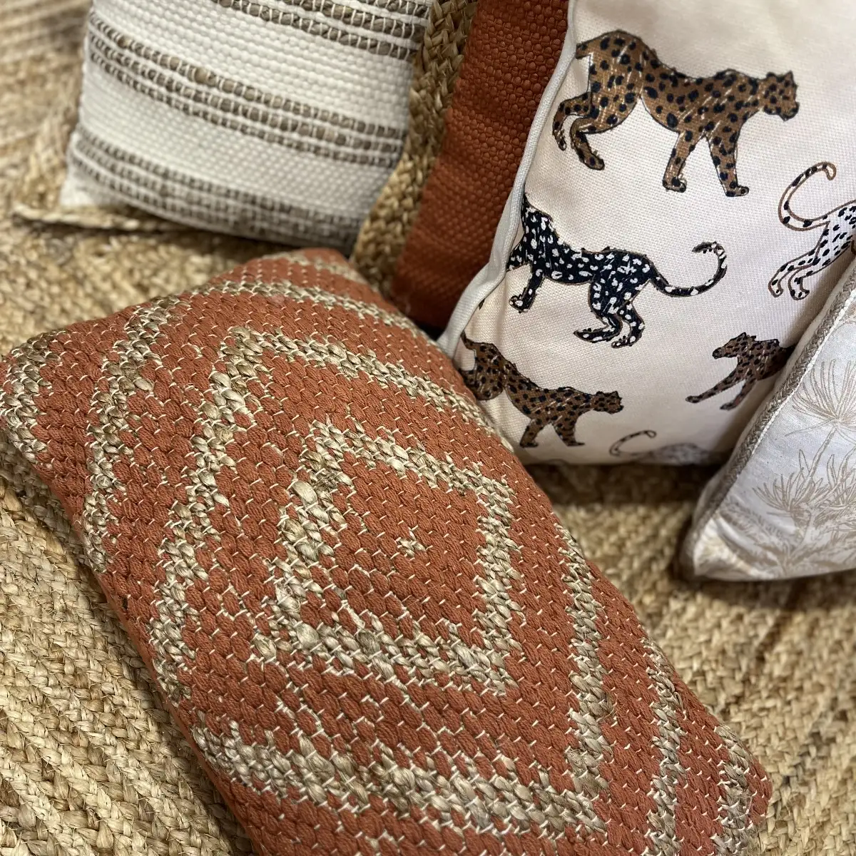 Coussin terra cotta