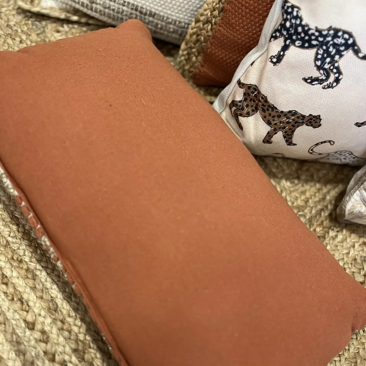 Coussin terra cotta