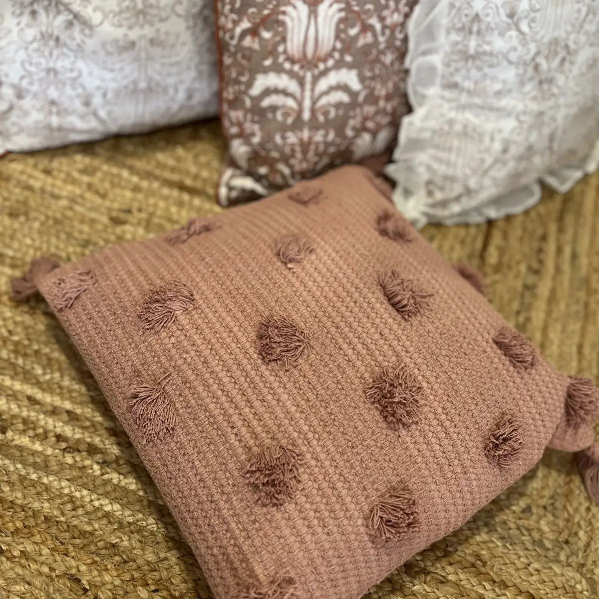 Housse de coussin chindi