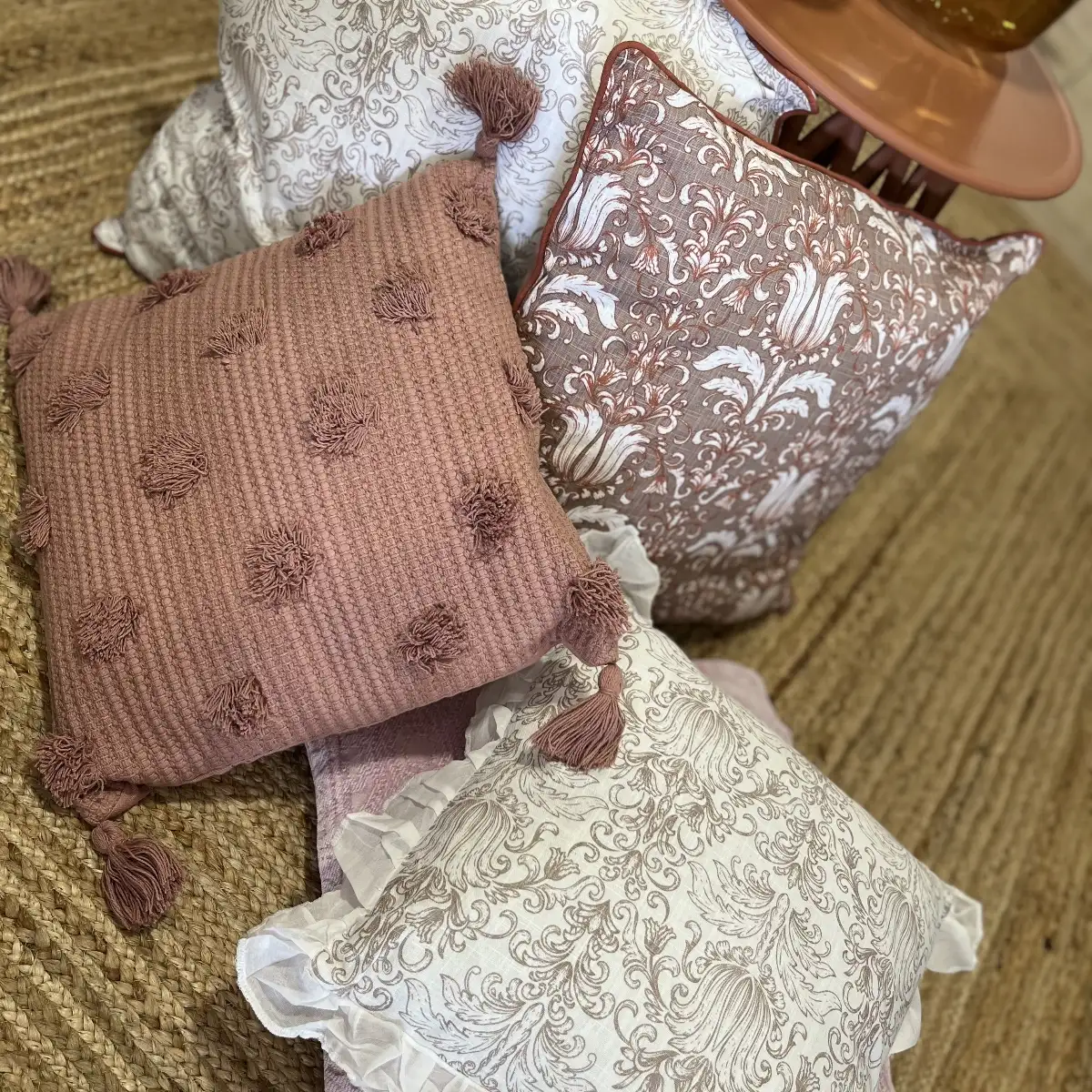 Housse de coussin chindi