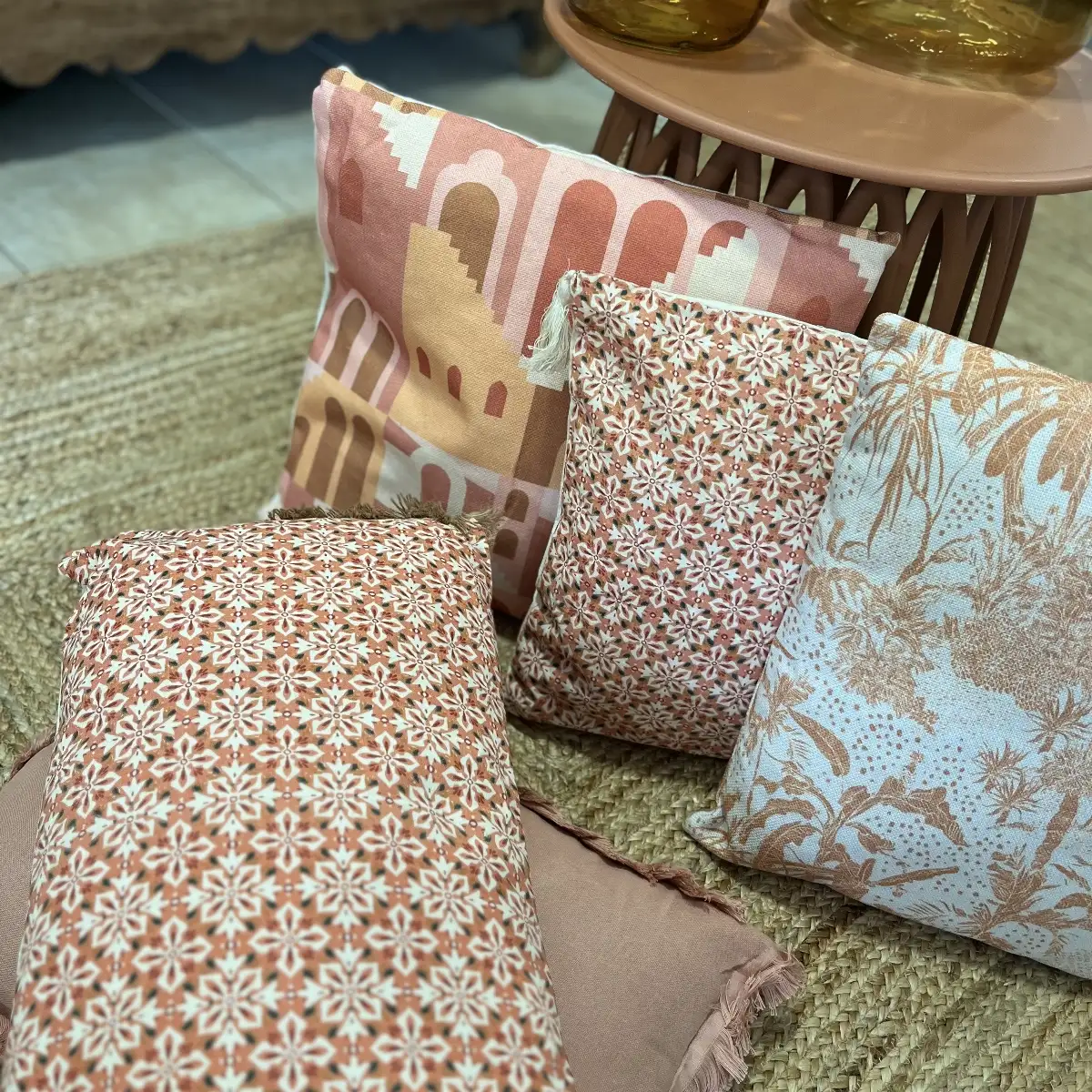 Housse de coussin souk carré