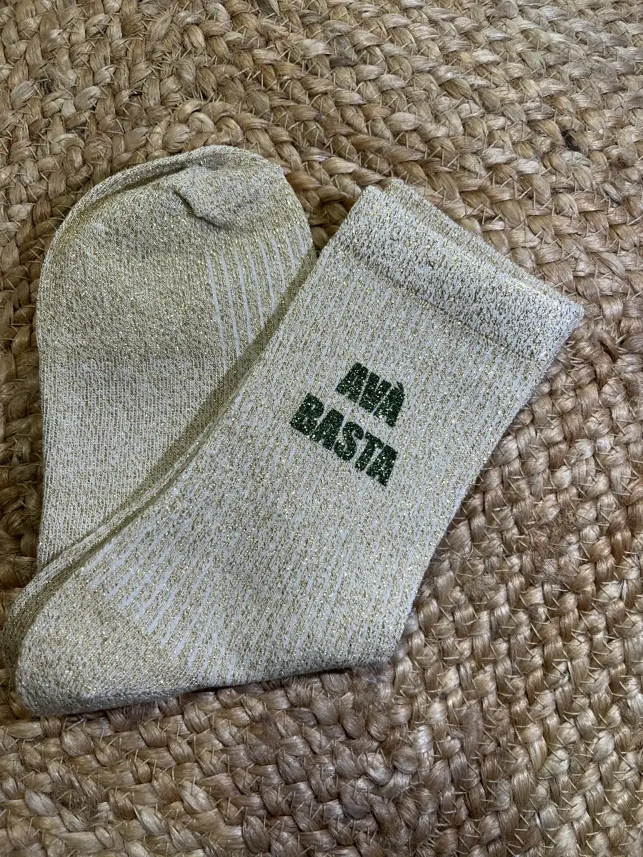 Chaussette « Avà Basta » Dorée