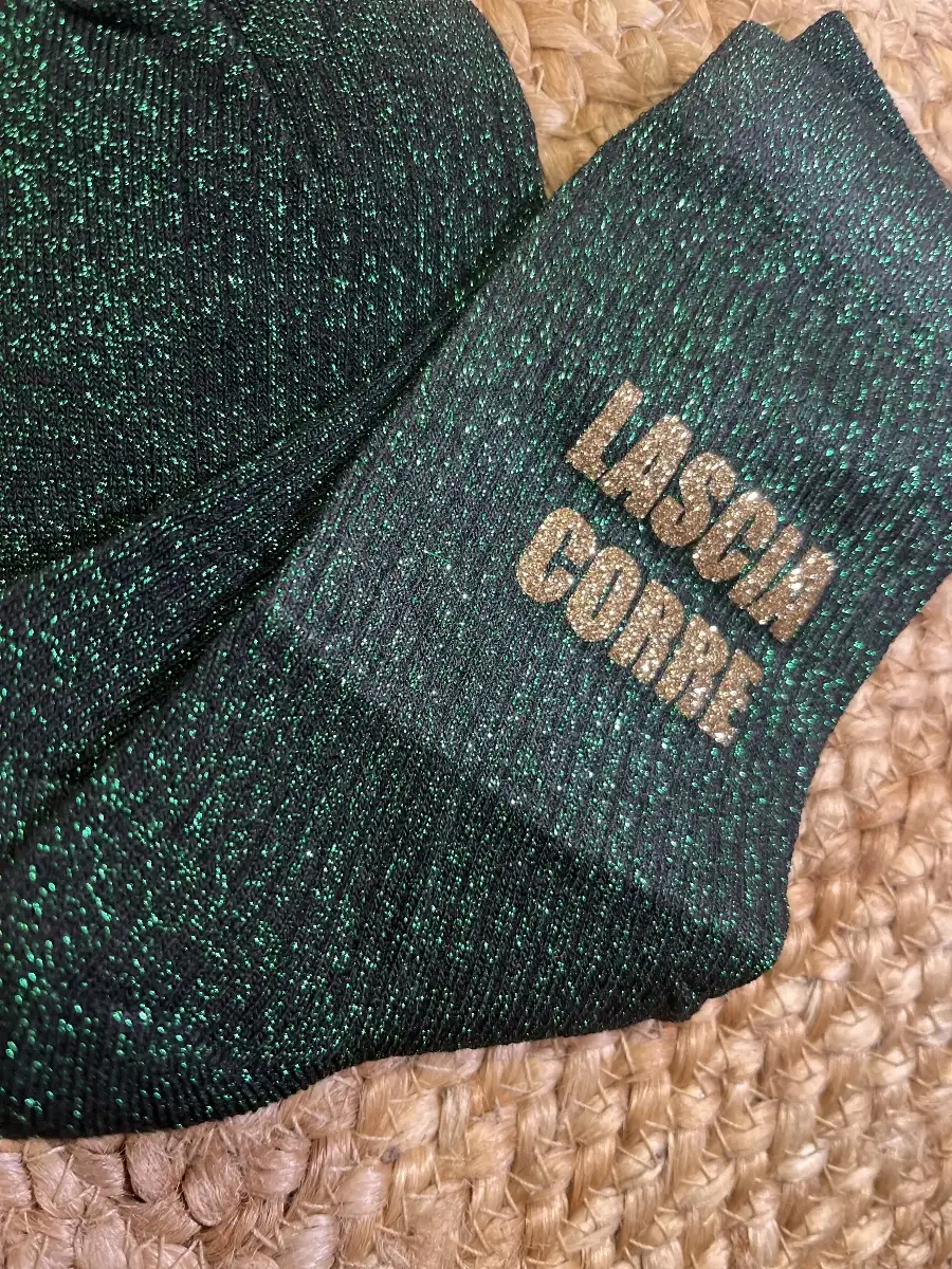 Chaussette « Lascia Corre » Verte