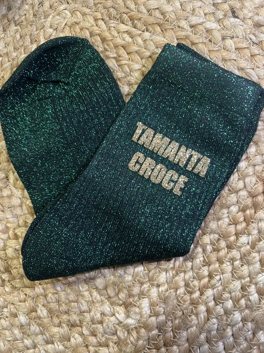 Chaussette « Tamanta Croce » Verte