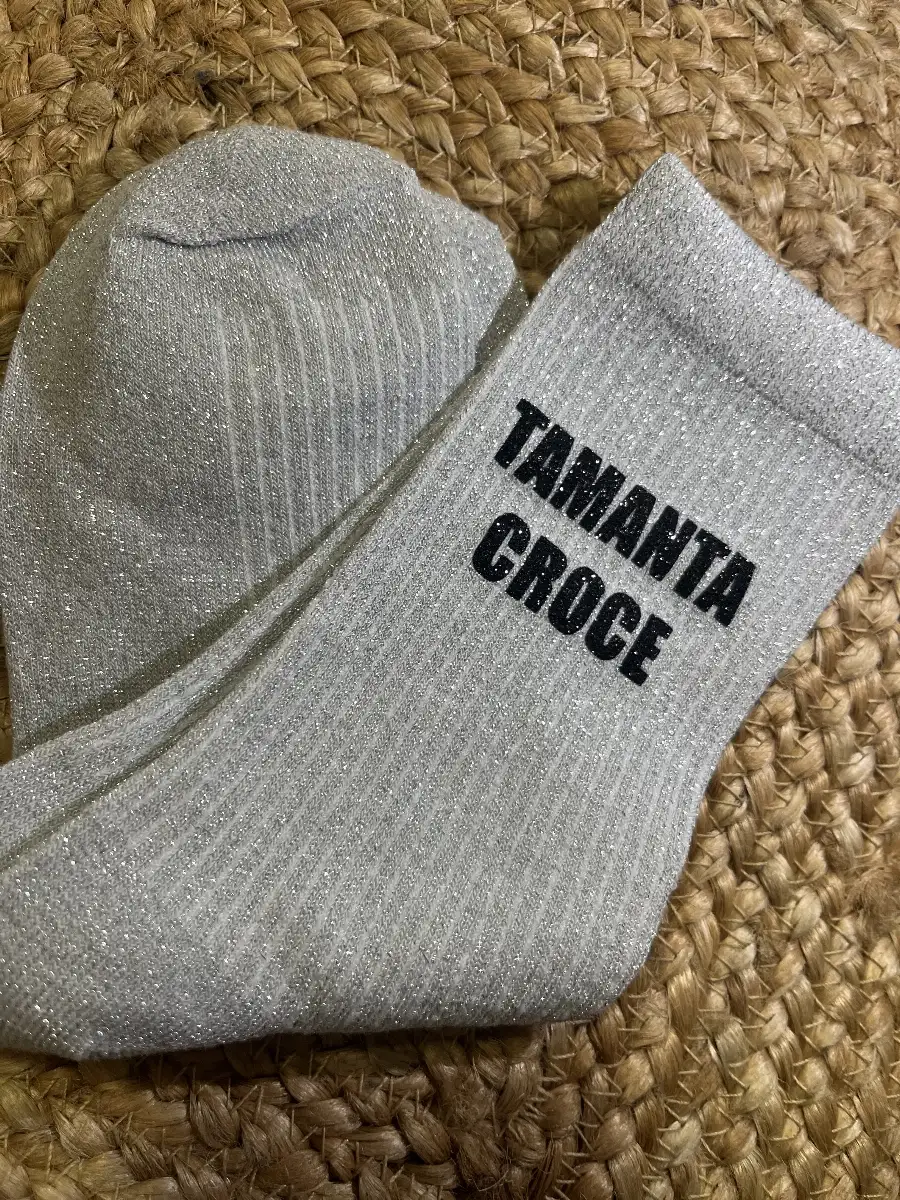 Chaussette « Tamanta Croce » Grise
