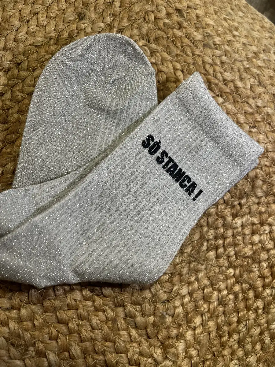 Chaussette « Sò Stanca » Grise