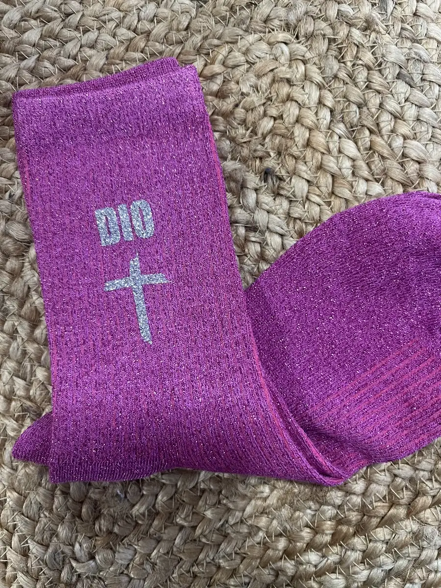 Chaussette « Dio » Rose