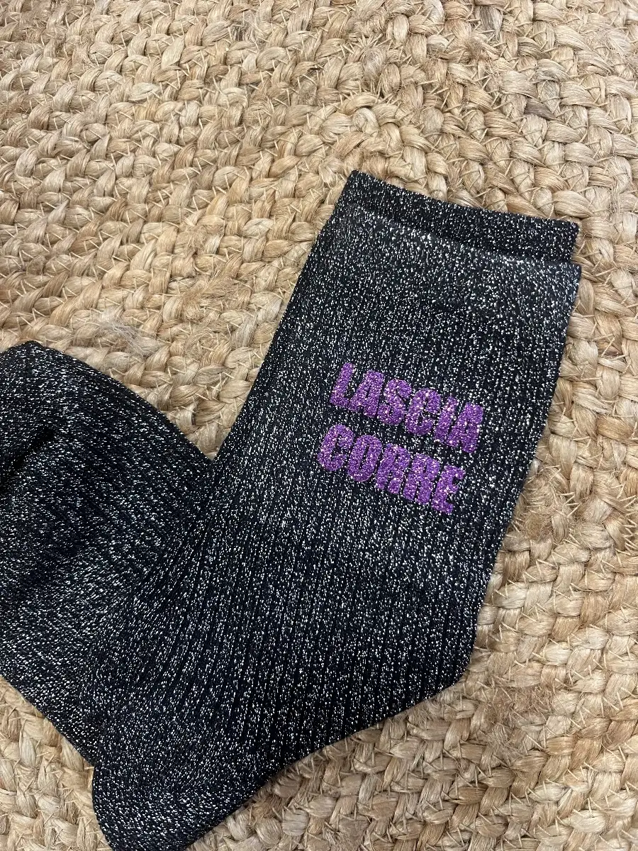 Chaussette « Lascia Corre » Noire
