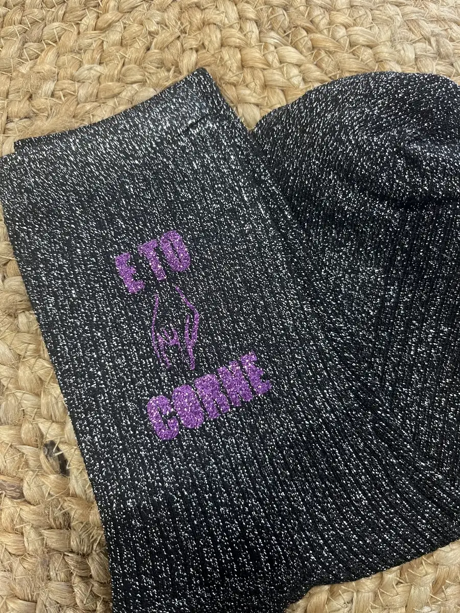 Chaussette « E To Corne » Noire
