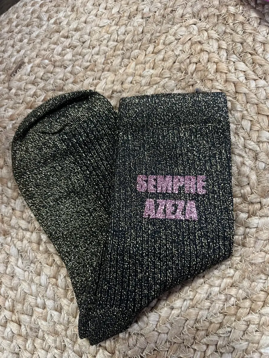 Chaussette « Sempre Azeza » Or