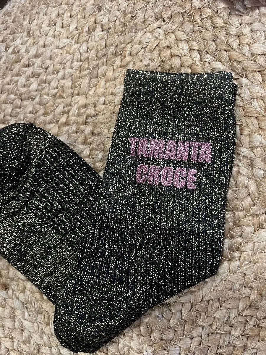 Chaussette « Tamanta Croce » Or