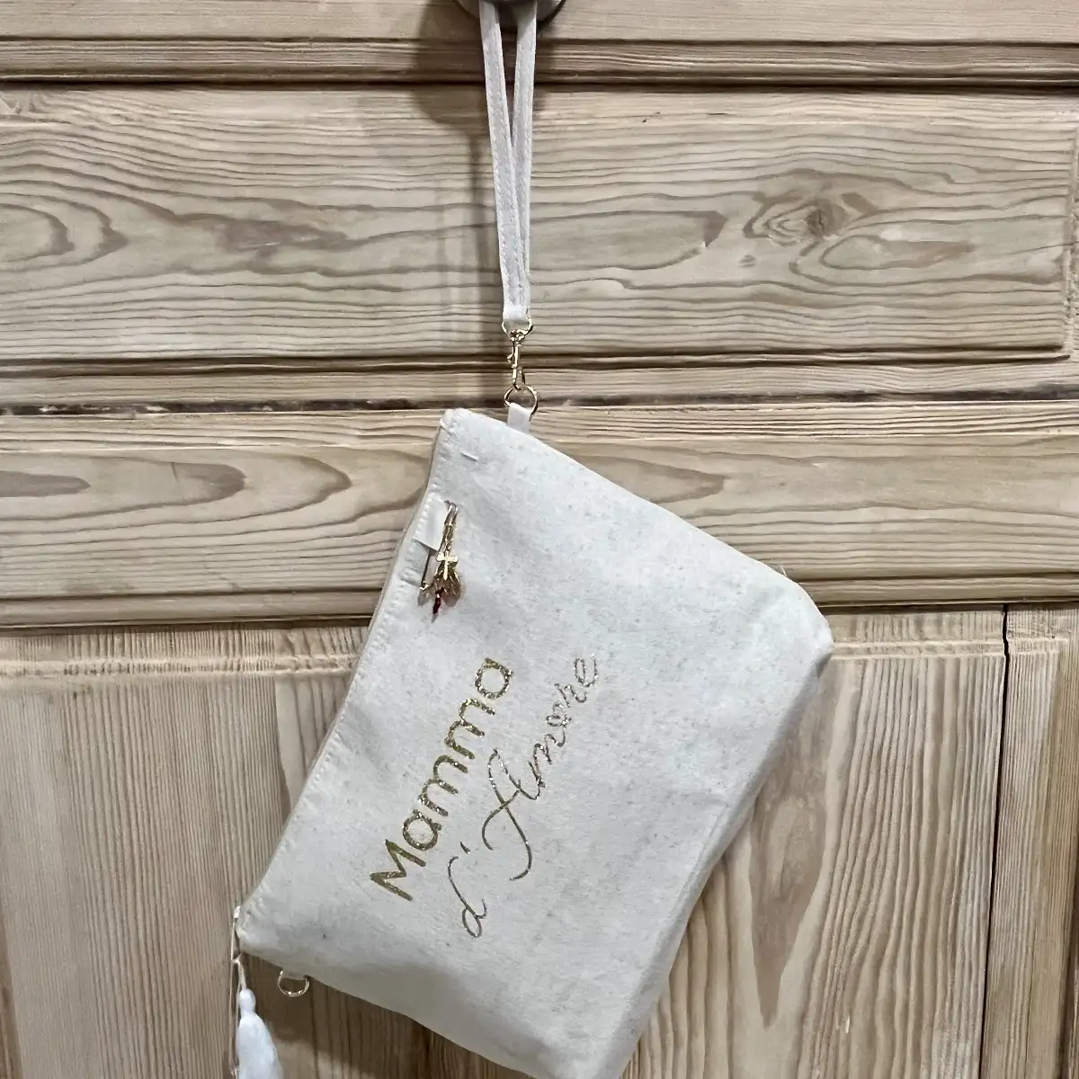 Pochette Beige Mamma d’ Amore