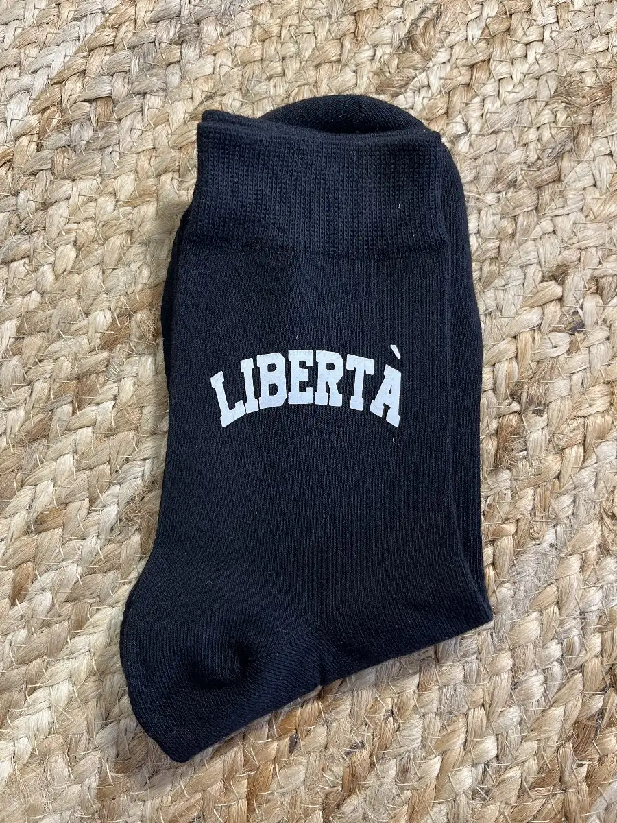 Chaussettes Homme Noire LIBERTÀ