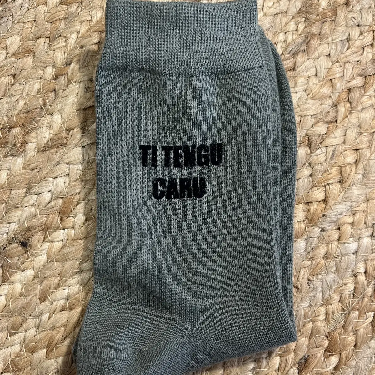 Chaussettes Homme kaki TI TENGU CARU