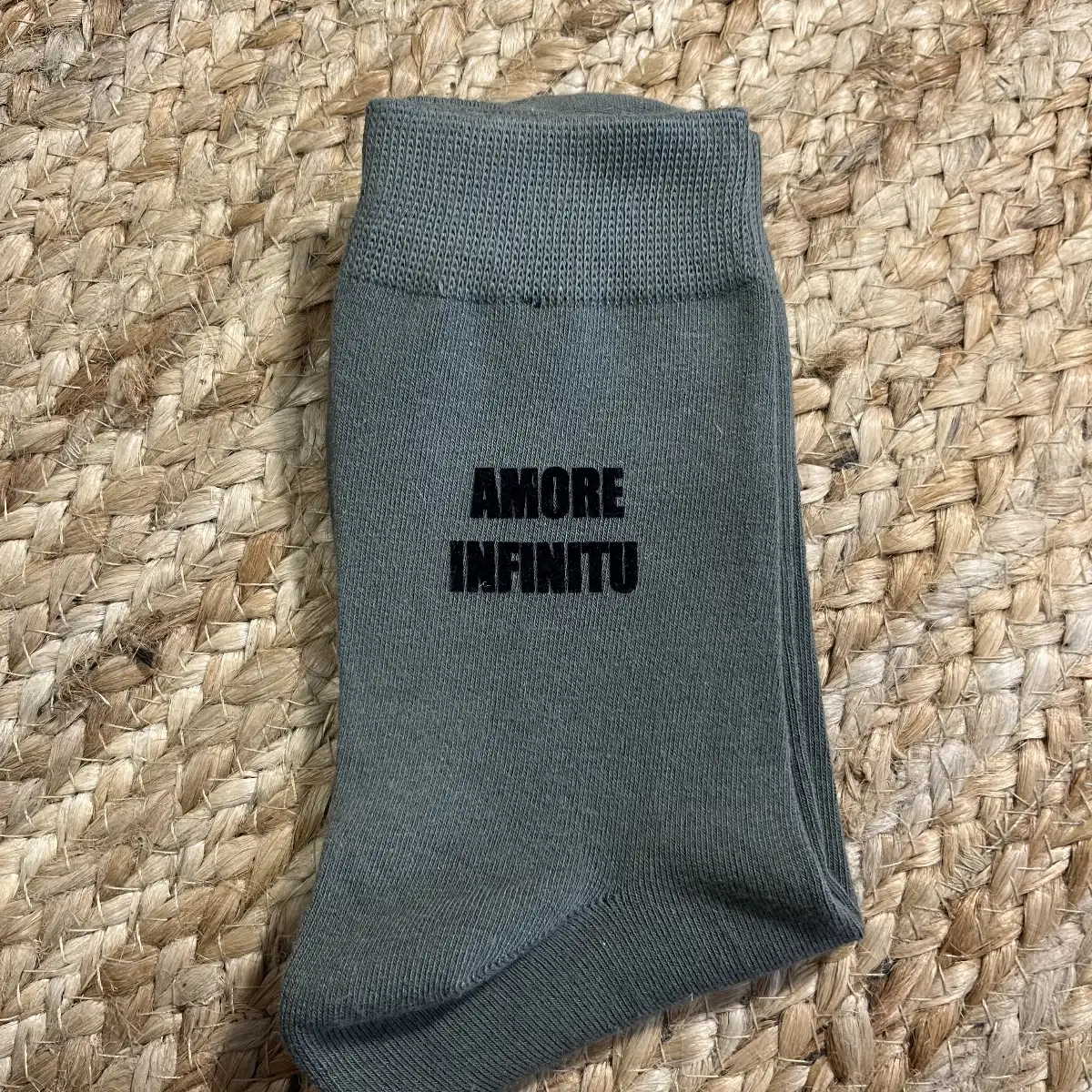 Chaussettes Homme kaki AMORE INFINITU