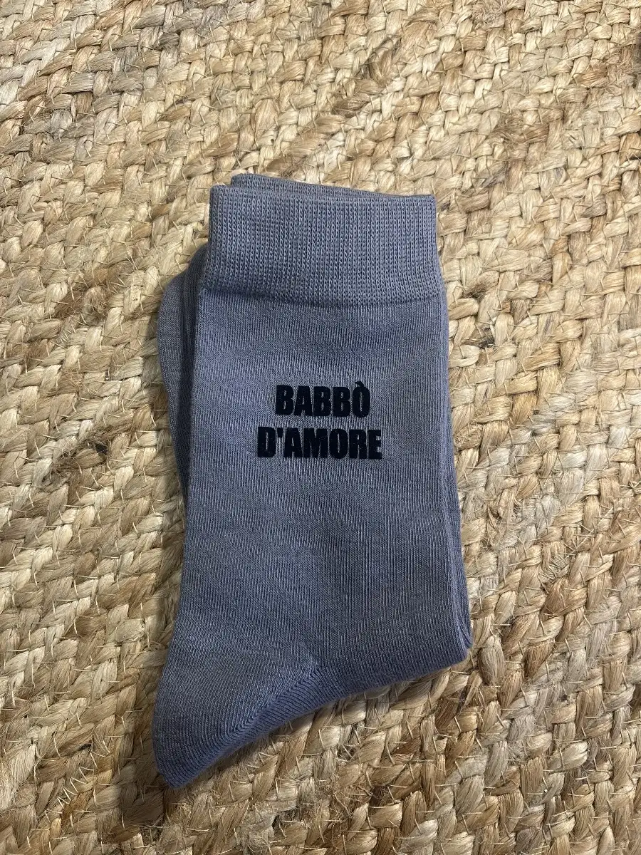Chaussettes Homme grise BABBU D’AMORE