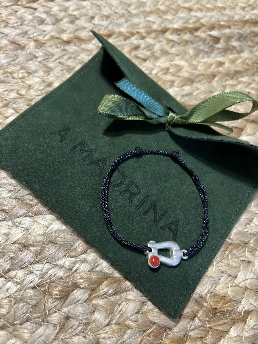Bracelet Homme Corail Manille Noir