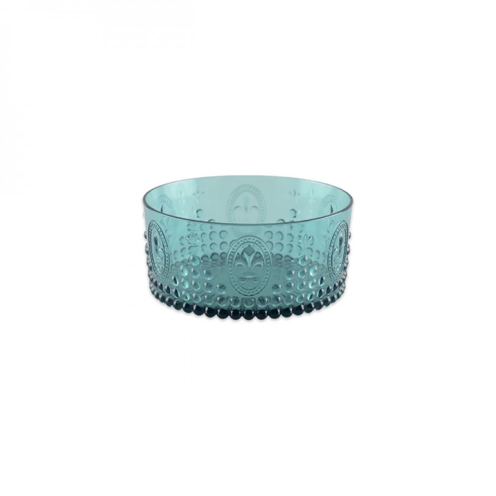 Coupelle 14cm turquoise en acrylique