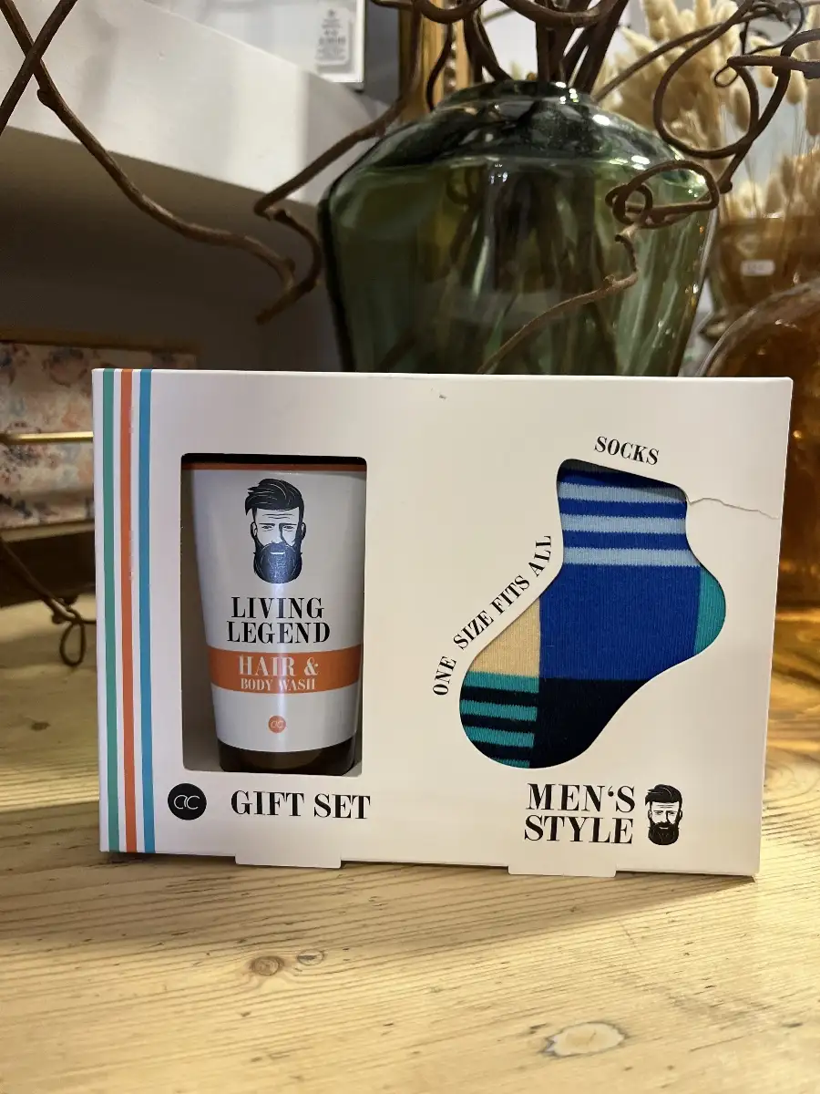 COFFRET GEL DOUCHE & CHEVEUX+ CHAUSSETTE MEN'S STYLE