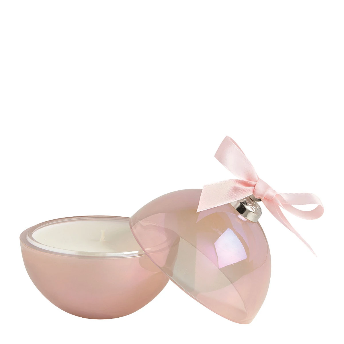 Bougie parfumée Boule de Noël Fête Nacrée 210 g - Thé de Fête