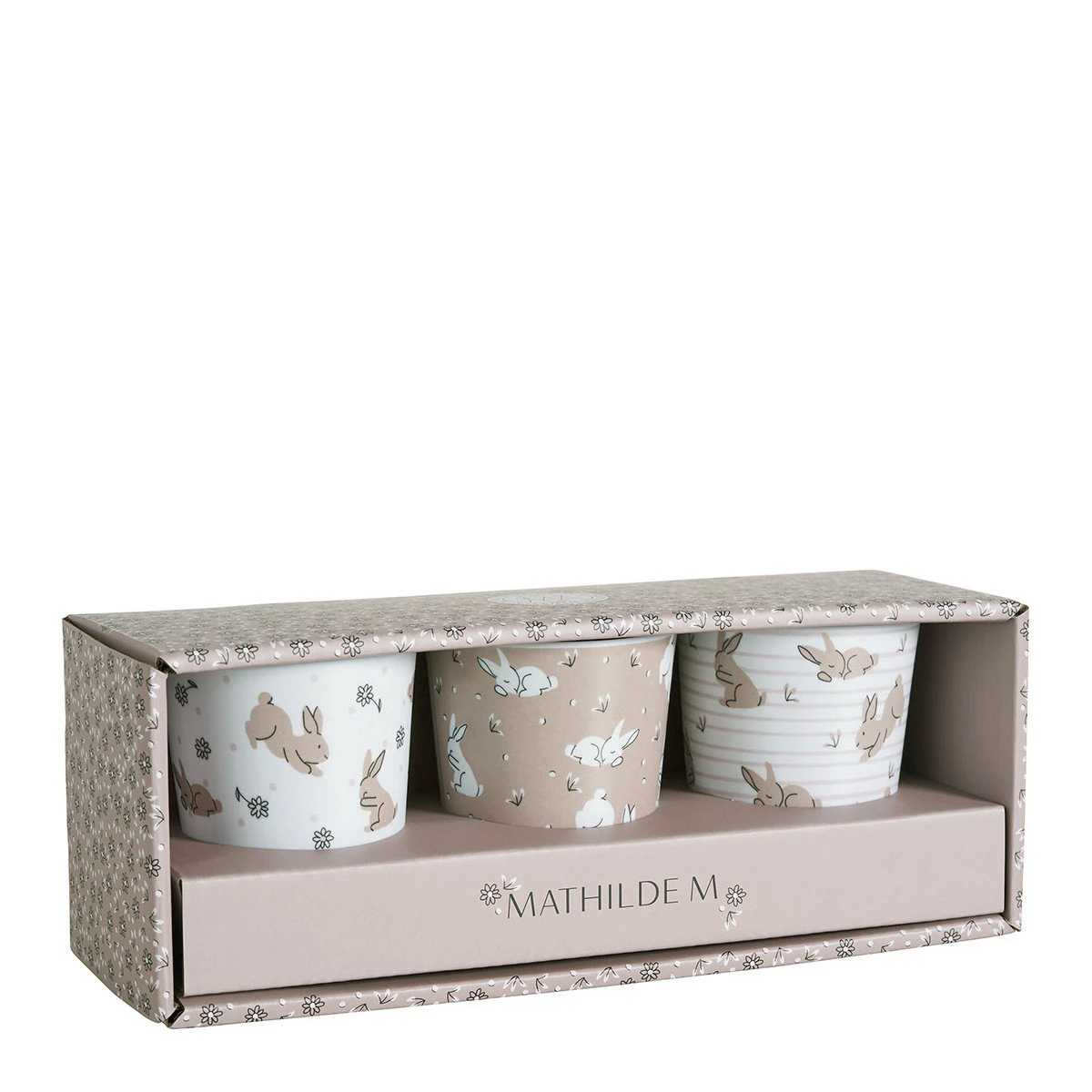 Set de 3 verres La Ronde des Petits Lapins