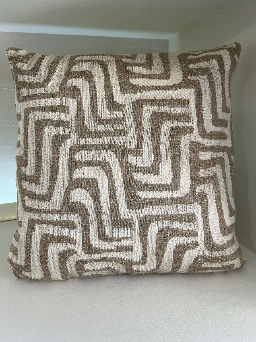 Coussin jacquard AFRO