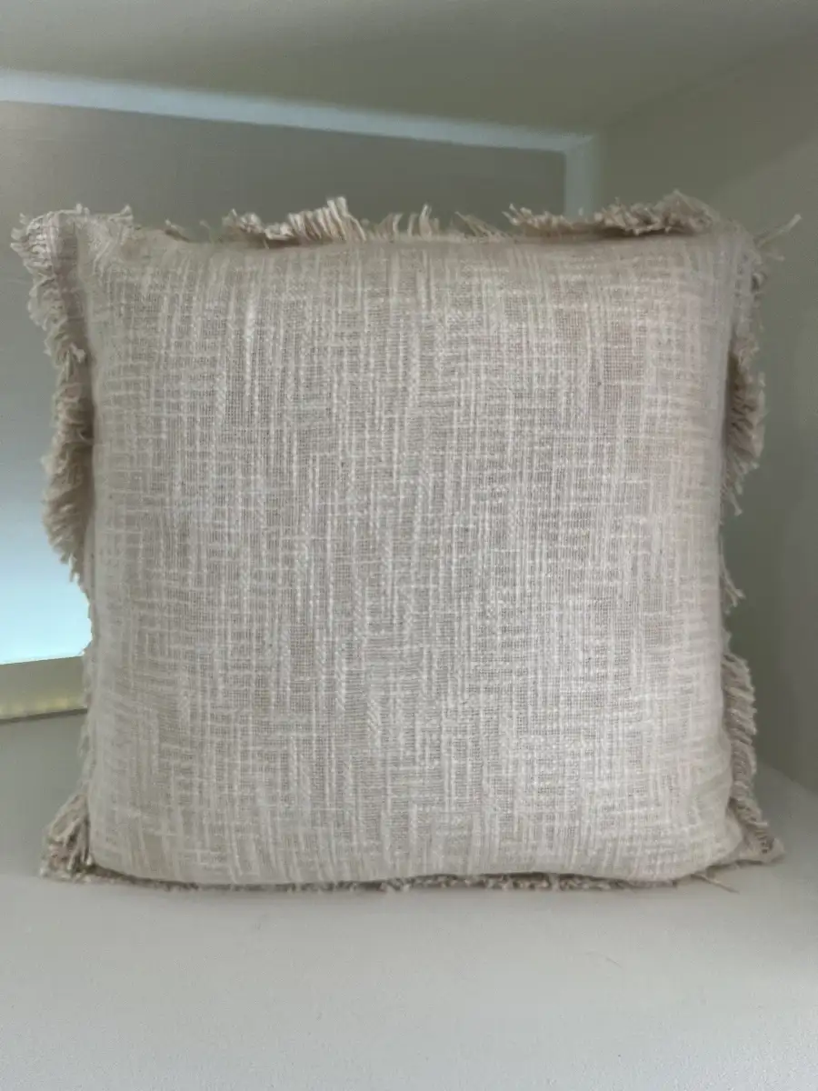 Coussin naturel Beige