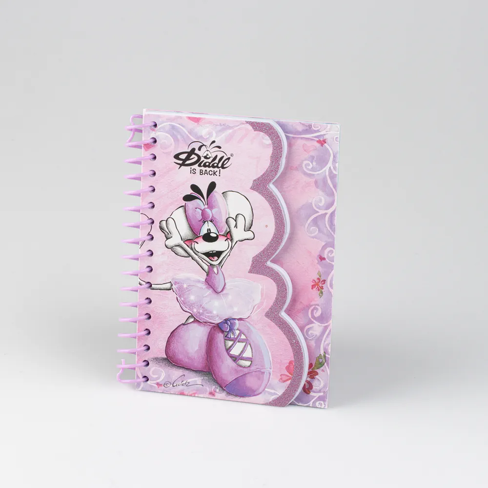 Carnet forme A6 Diddlina Rose