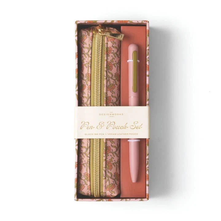 Ensemble stylo et pochette