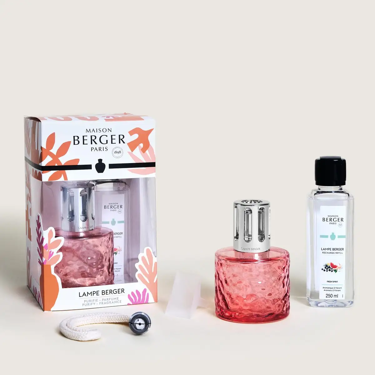 Coffret lampe Berger Estivale Corail