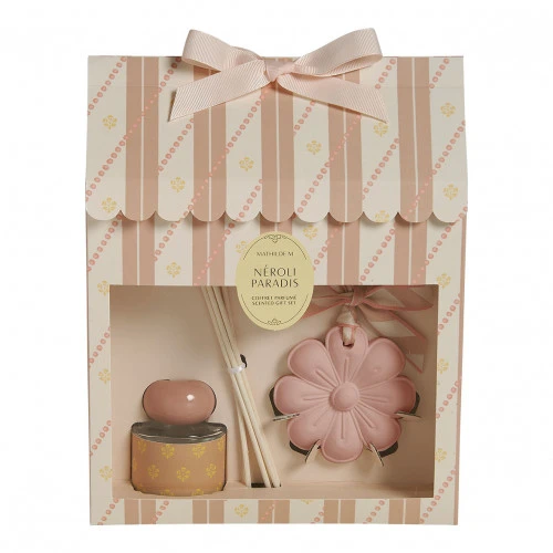 Coffret diffuseur de parfum d'ambiance 40 ml et décor Néroli Paradis
