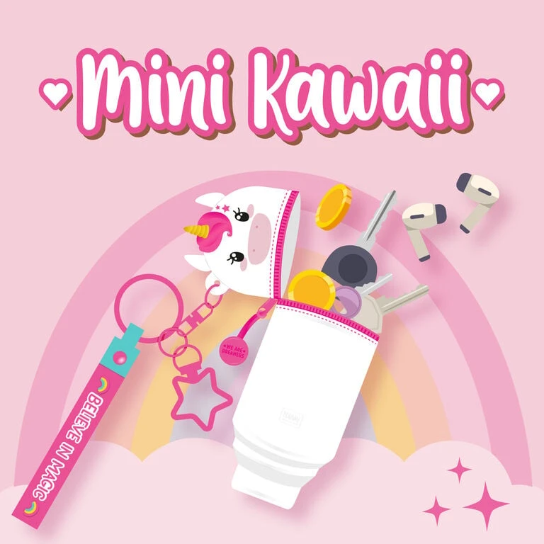 Porte-Monnaie Porte-Clés Unicorn - Mini Kawaii