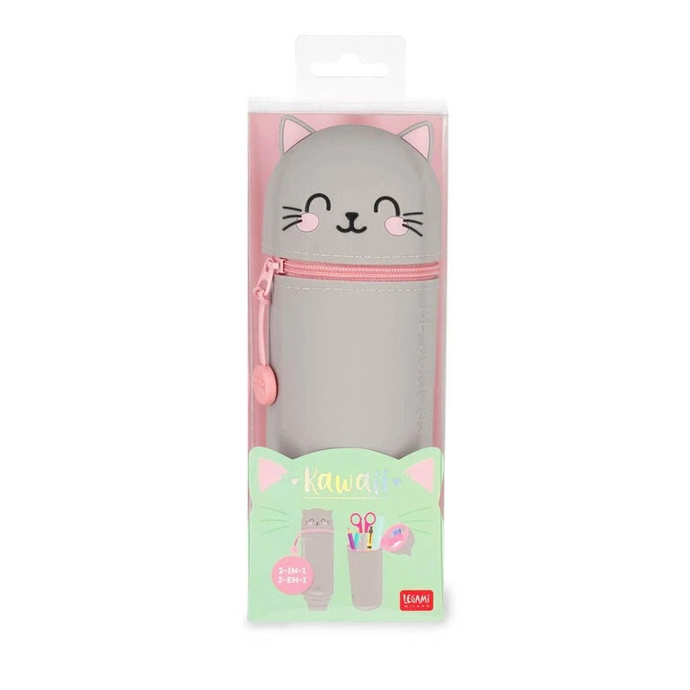 Trousse 2 en 1 en Silicone Kitty