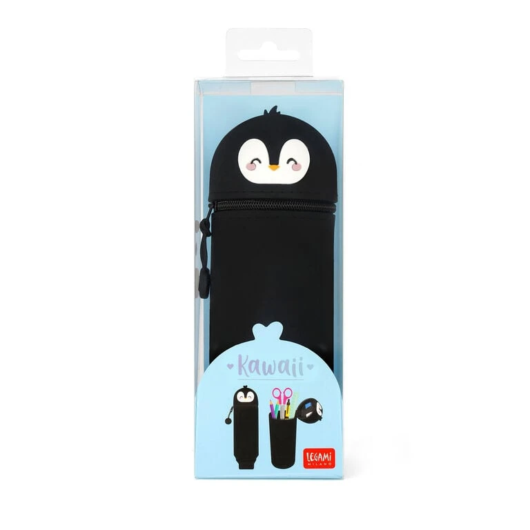 Trousse 2 en 1 en Silicone Penguin