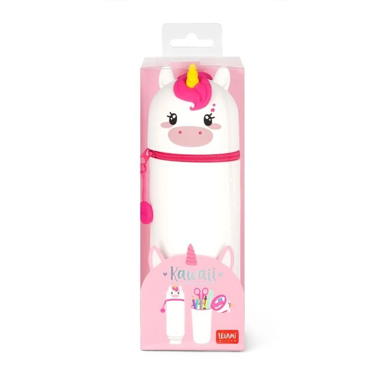 Trousse 2 en 1 en Silicone Unicorn
