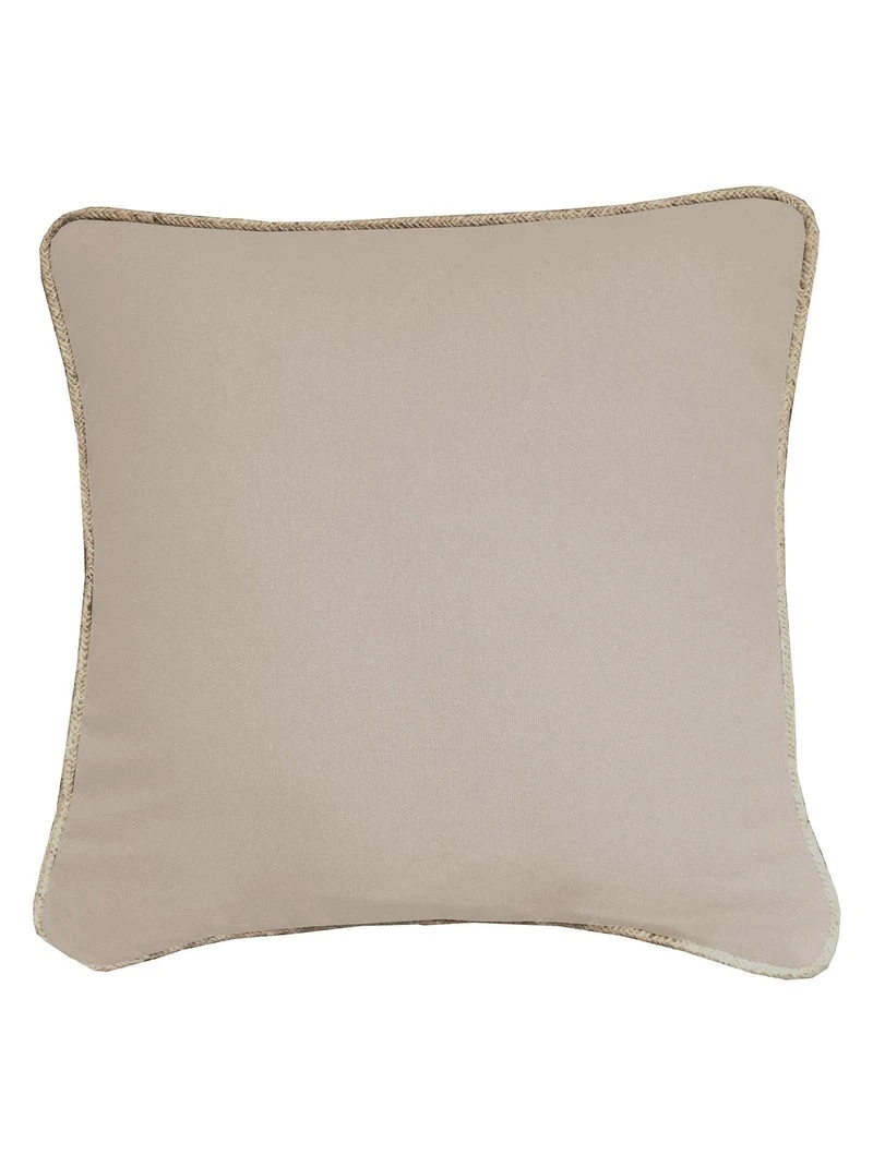 Housse coton recycléjute  Taupe