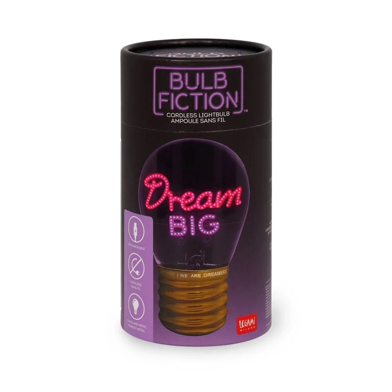 Lampe de Table en Forme d’Ampoule - Dream Big - Bulb Fiction