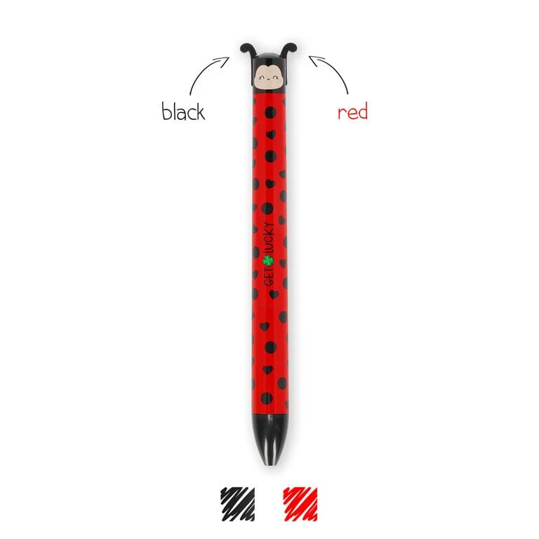 Stylo à Bille à deux Couleurs Ladybug