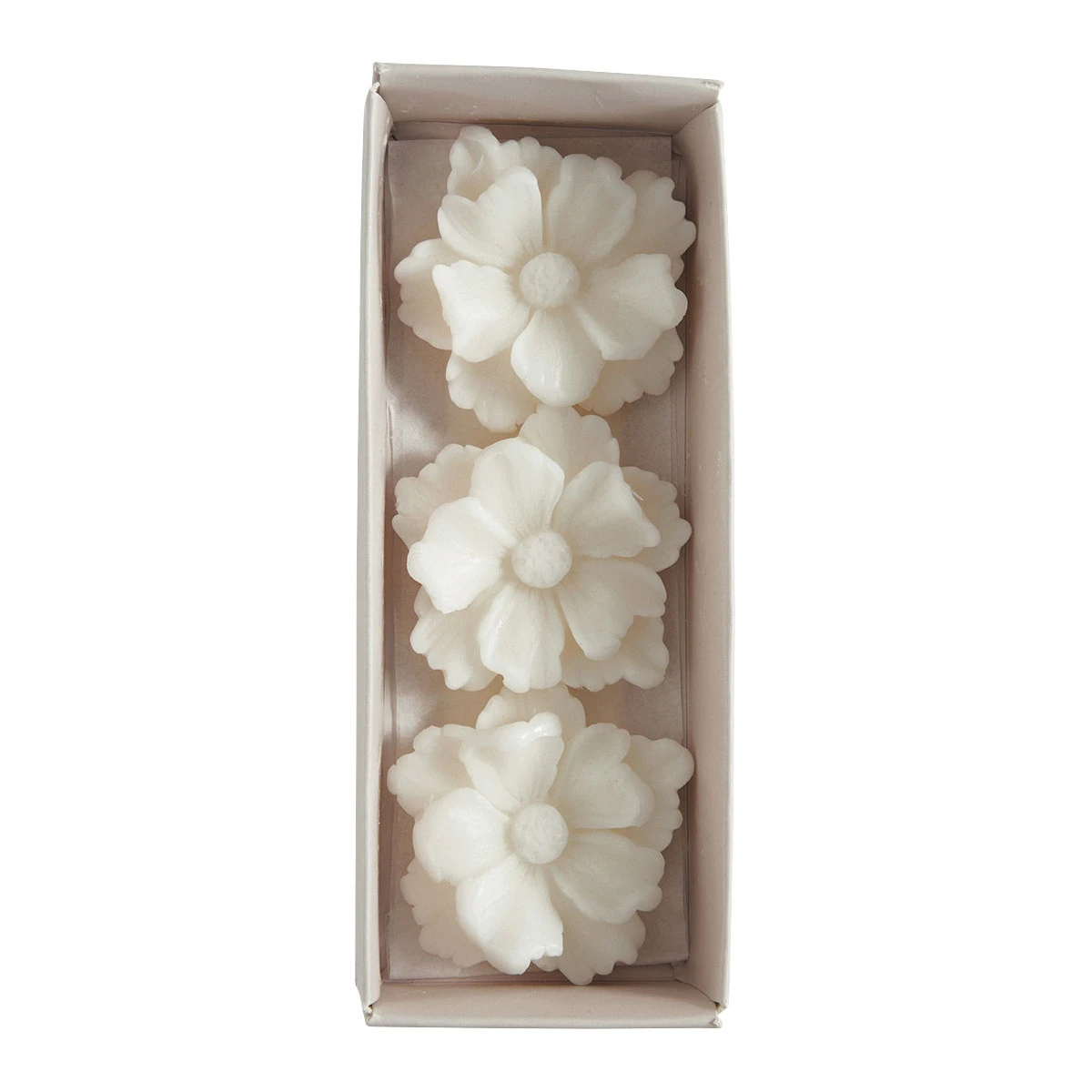 Nouveau Coffret de 3 décors fondants en cire parfumée - Fleur de Coton