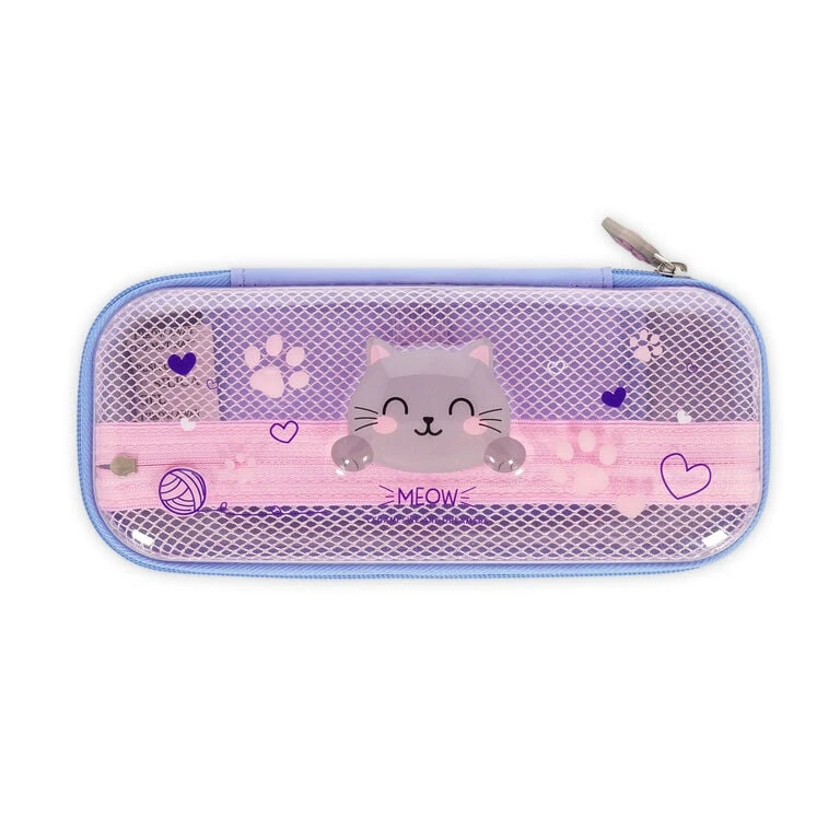 Trousse Transparente Rigide Kitty