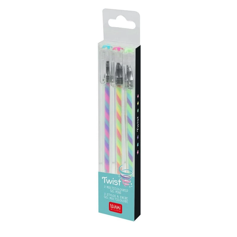 Set de 3 Stylos à Encre Gel Multicolore