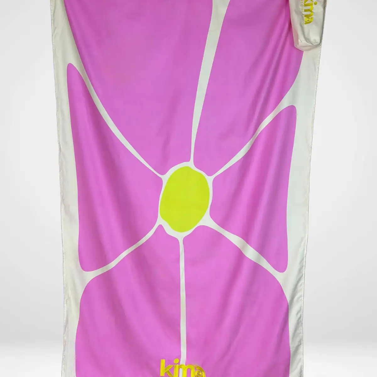 Serviette de plage XXL en microfibres - FLOWER Rose