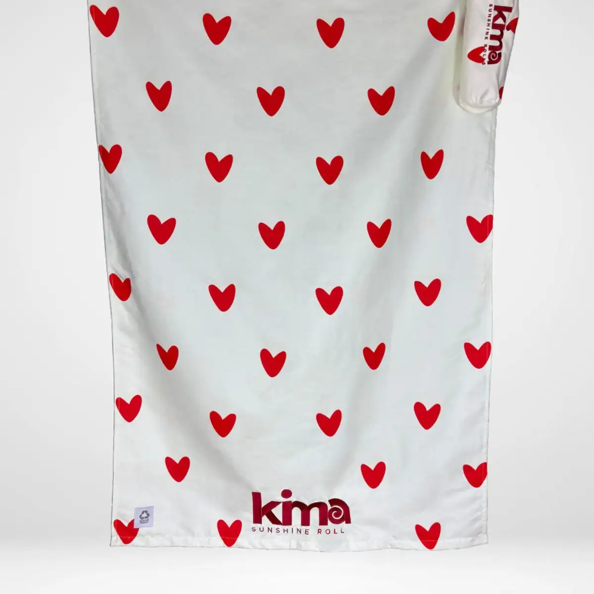 Serviette de plage XXL en microfibres - AMOUR Rouge