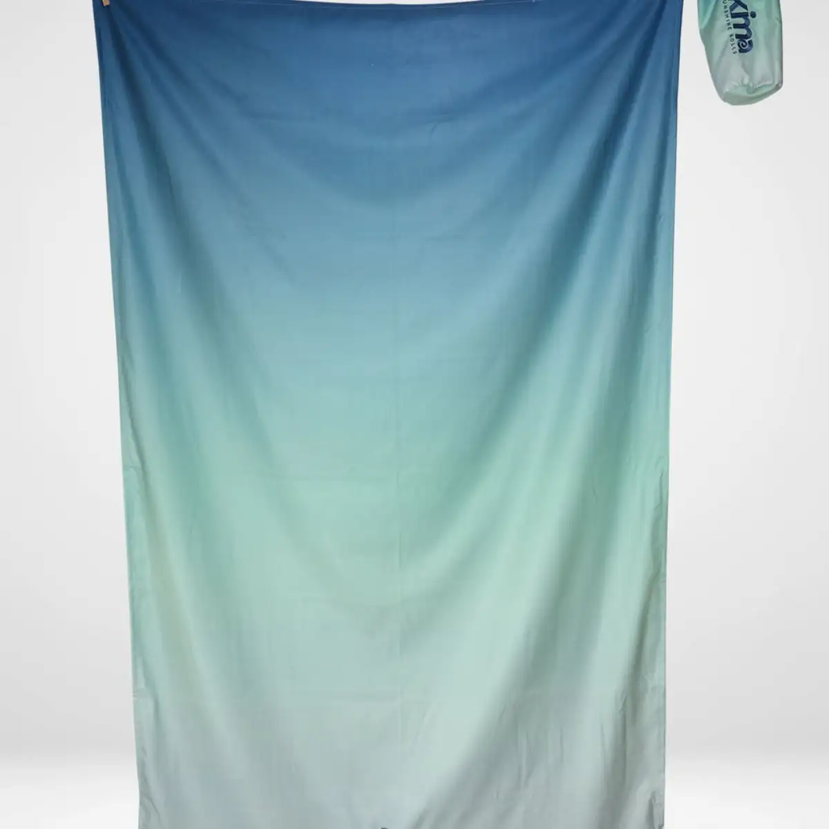 Serviette de plage XXL en microfibres - Tie & Dye Bleu Lagon