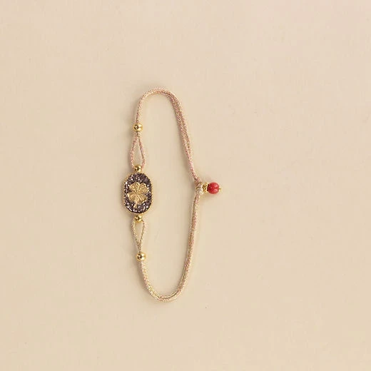 Bracelet Nonza Trèfle Mordoré